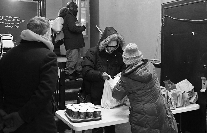 St Luke's Soup Kitchen : Feeding the Needy : Homeless : Street Life : New York : Personal Photo Projects :  Richard Moore Photography : Photographer : 